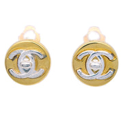 Chanel Turnlock Earrings Clip-On Gold 97A