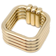 Hermes Ruban Scarf Ring Gold Small Good