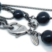 Chanel CC Necklace Black 10C
