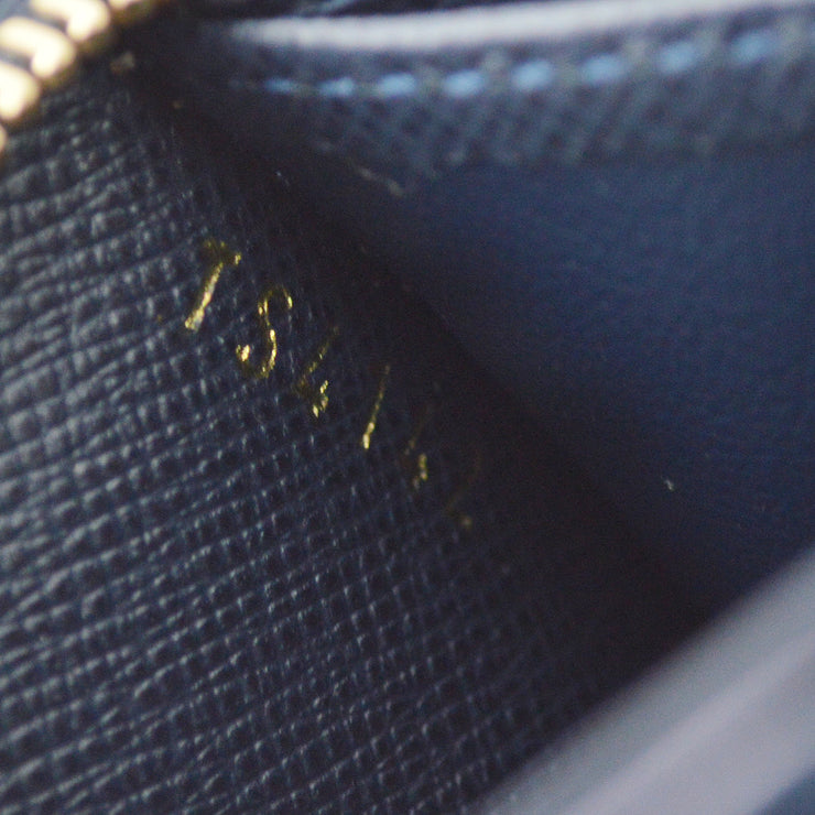 Louis Vuitton 2012 Navy Monogram Idylle Zippy Coin Purse Wallet M63004