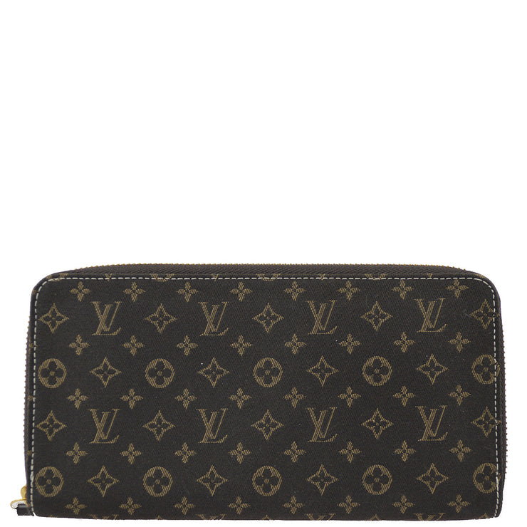Louis Vuitton Brown Monogram Idylle Zippy Wallet M63009