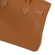 Hermes Gold Togo Birkin 30 Handbag