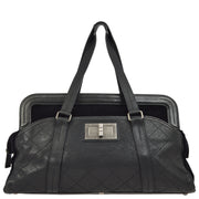 Chanel Black Mademoiselle Lock Tote Bag