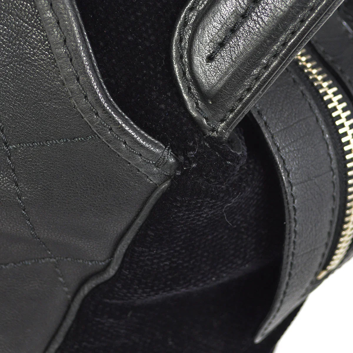 Chanel 2006-2008 Black Mademoiselle Lock Tote Bag