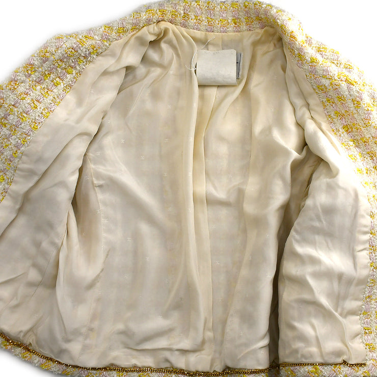 Chanel 1993 jacket skirt suit #42
