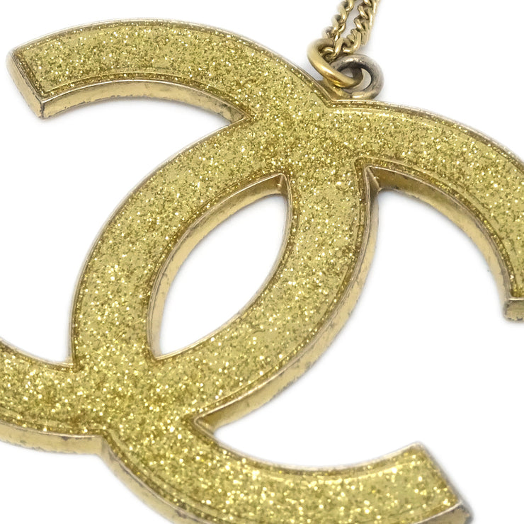 Chanel CC Chain Pendant Necklace Gold 05A