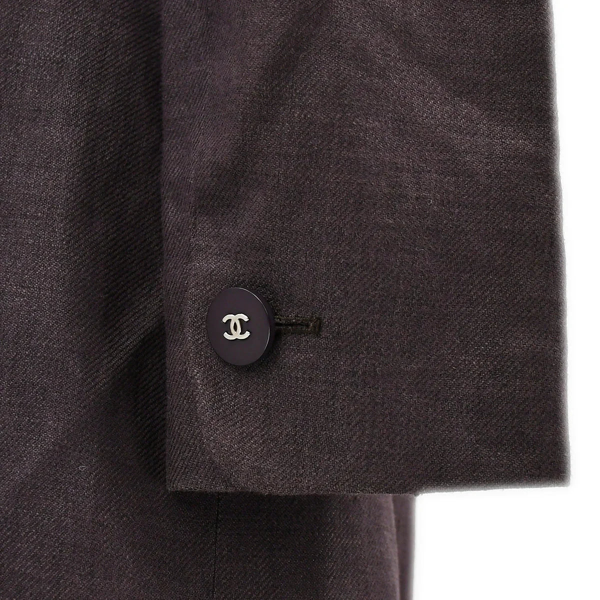 Chanel Spring 1998 Jacket Skirt Suit Brown #38