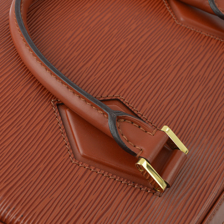 Louis Vuitton 1997 Brown Epi Sablon Handbag M52043