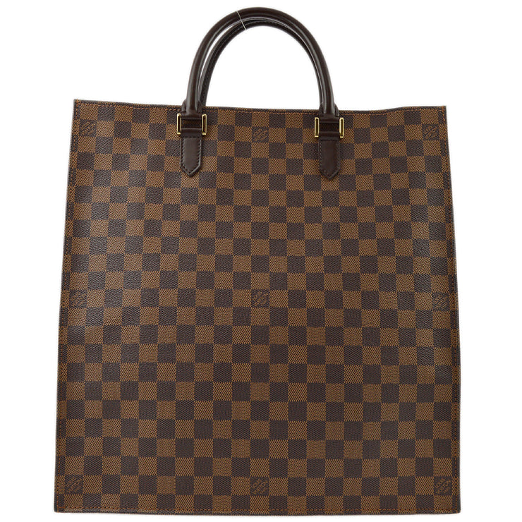 Louis Vuitton 2004 Damier Sac Plat Tote Handbag N51140