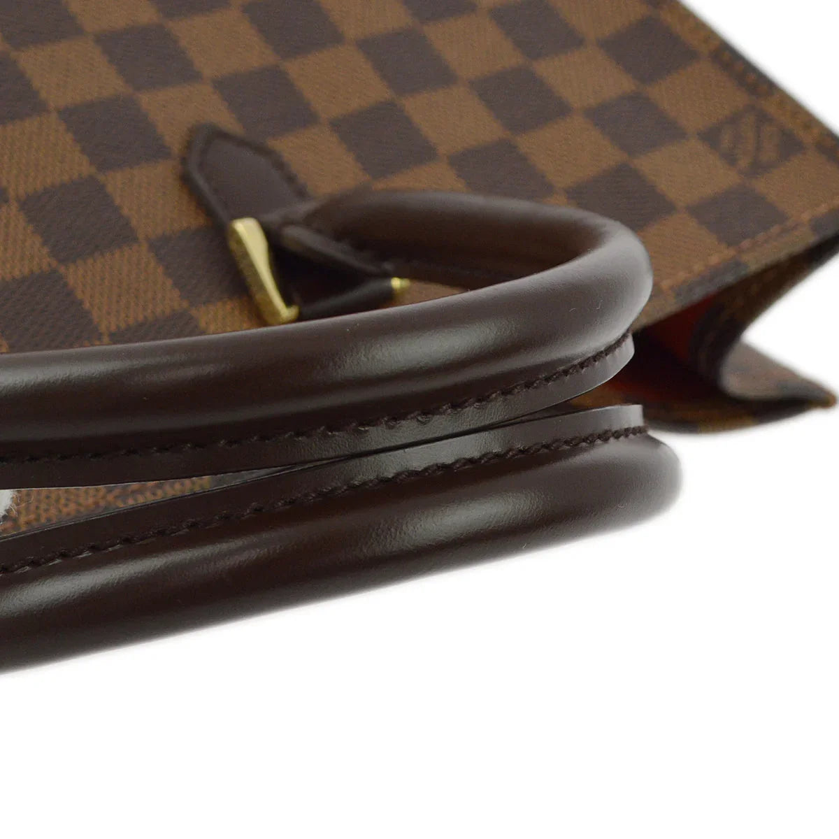 Louis Vuitton 2004 Damier Sac Plat Tote Handbag N51140