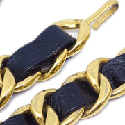 Chanel Medallion Chain Belt Black Small Good