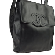 Chanel Black Lambskin Backpack