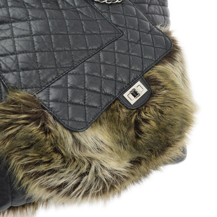 Chanel Black Calflskin Mademoiselle Lock Shoulder Bag
