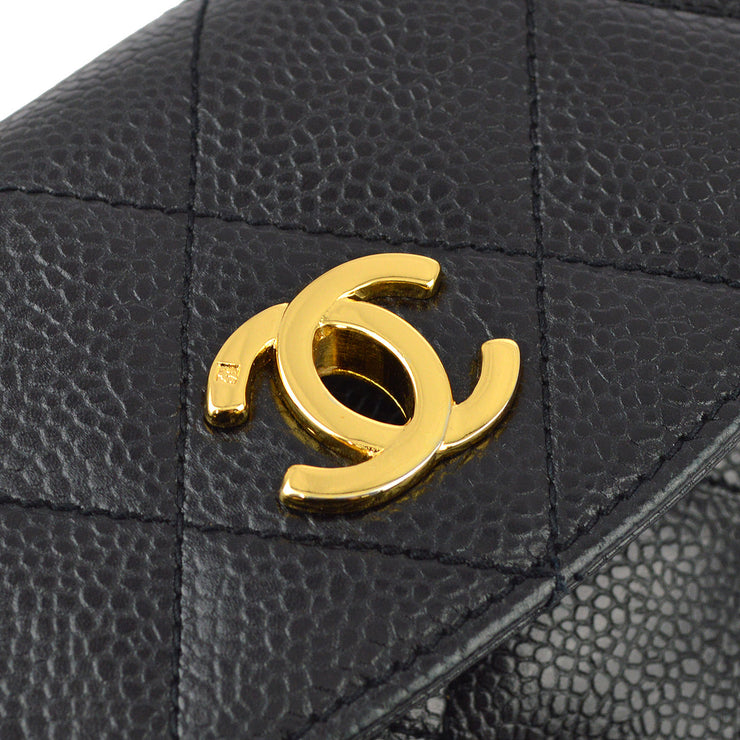 Chanel Black Caviar Belt Bum Bag #75/30