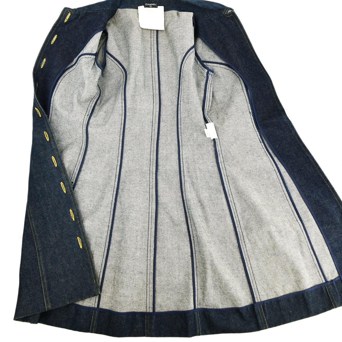 Chanel Denim Dress Navy #36