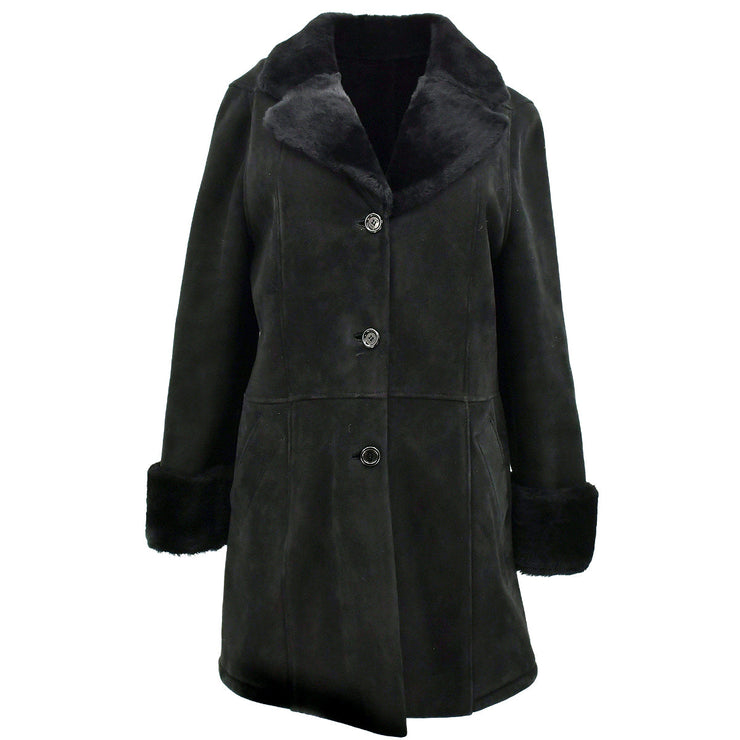 Loewe Fur Coat Black #42