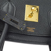 Hermes Black Togo Birkin 30 Handbag