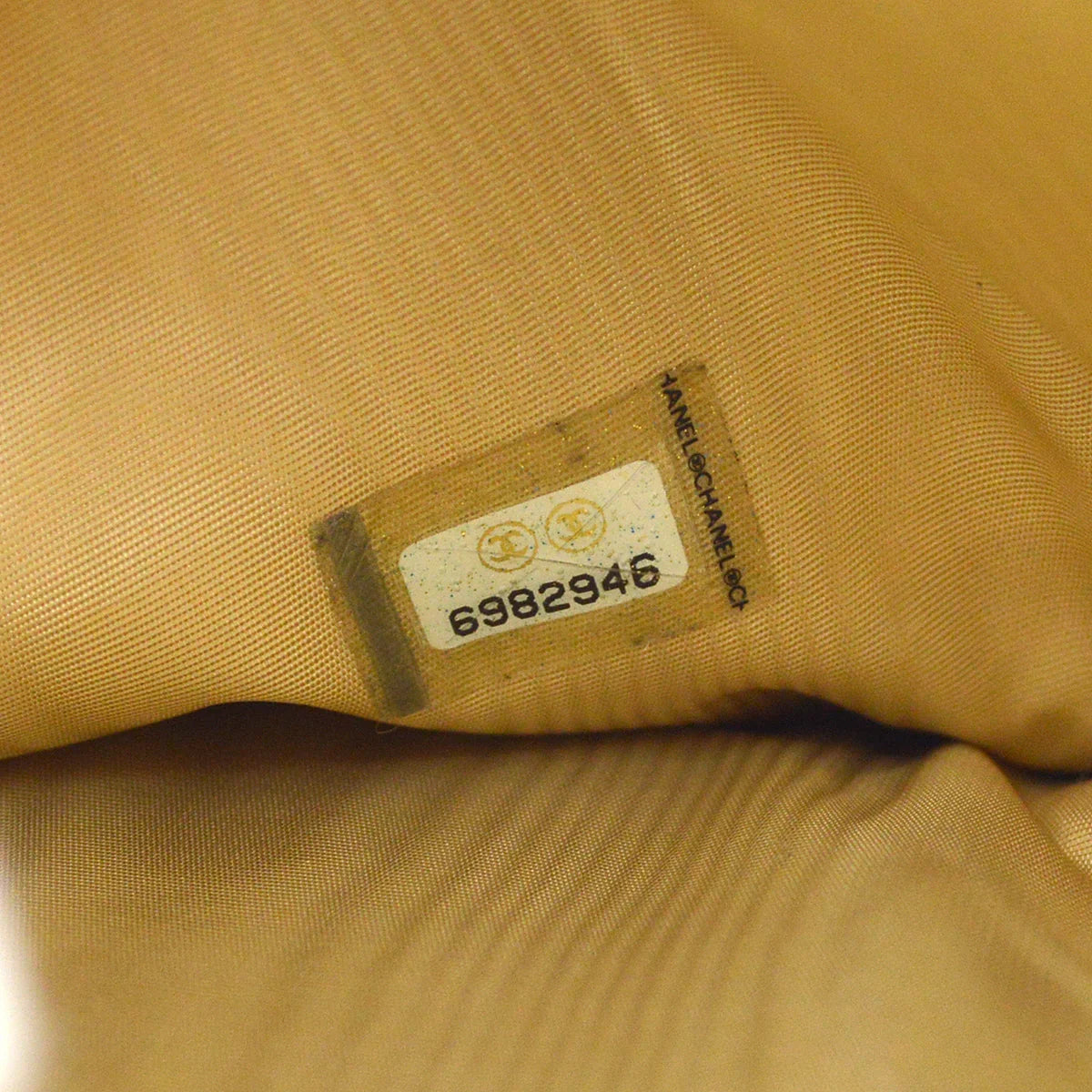 Chanel Beige Caviar Wallet Purse