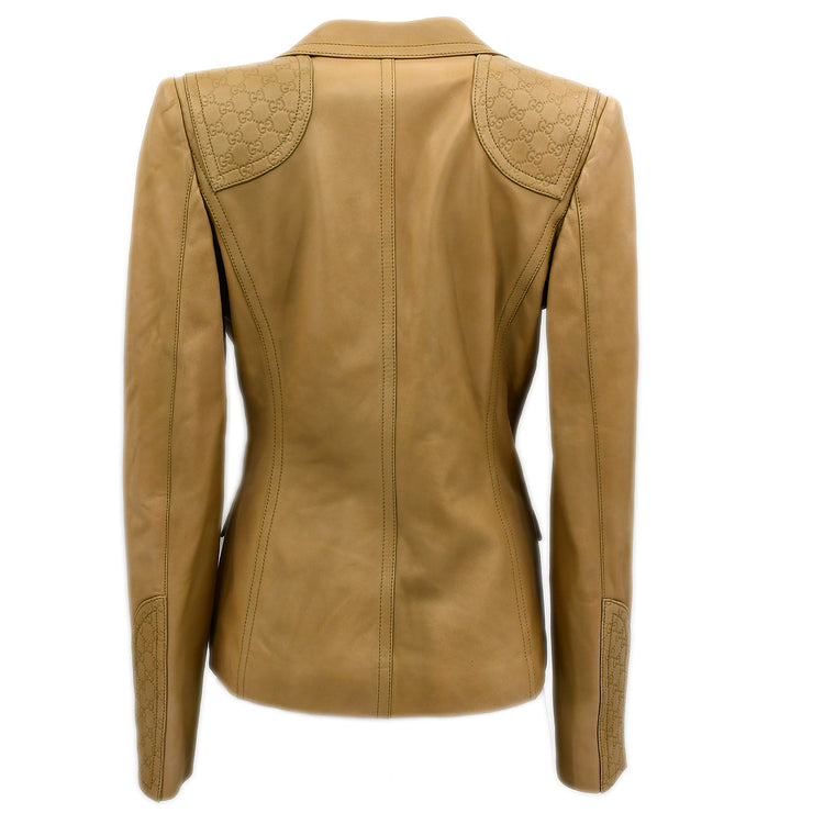 Gucci Tom Ford Single Breasted Leather Jacket #44