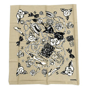 Chanel Icon Scarf Beige Small Good