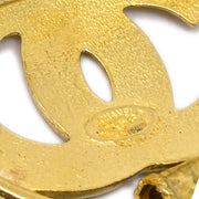 Chanel Cross Brooch Pin Gold 94P