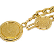 Chanel Medallion Chain Belt Gold 95A Small Good