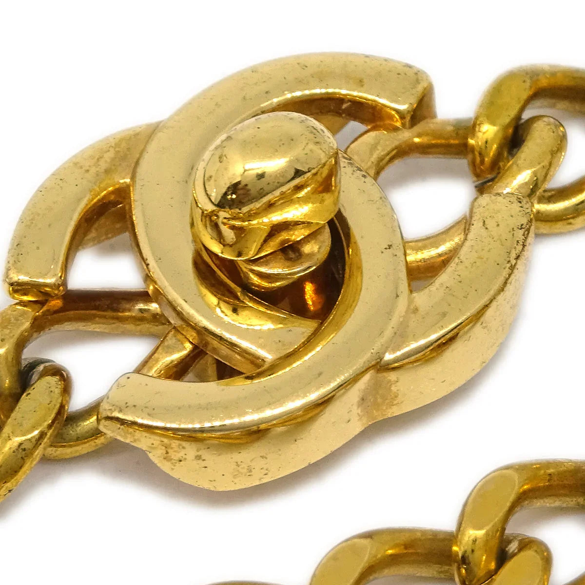 Chanel Turnlock Bracelet Gold 97P