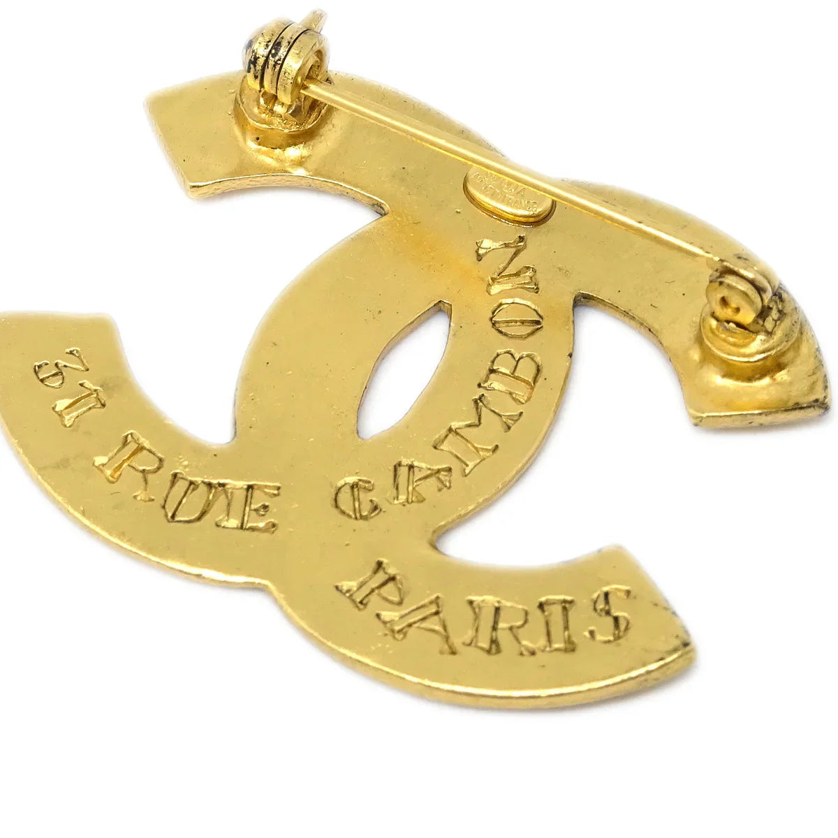 Chanel CC Brooch Pin Gold 99A