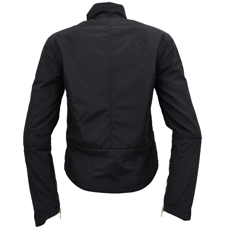 Chanel Sport Line Zip Up Jacket Black 02A #36