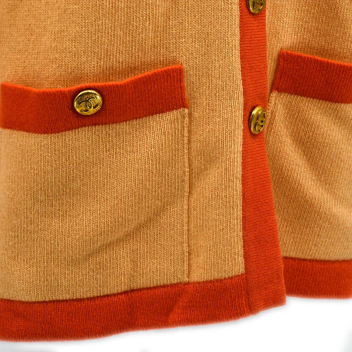 Chanel Cardigan Orange