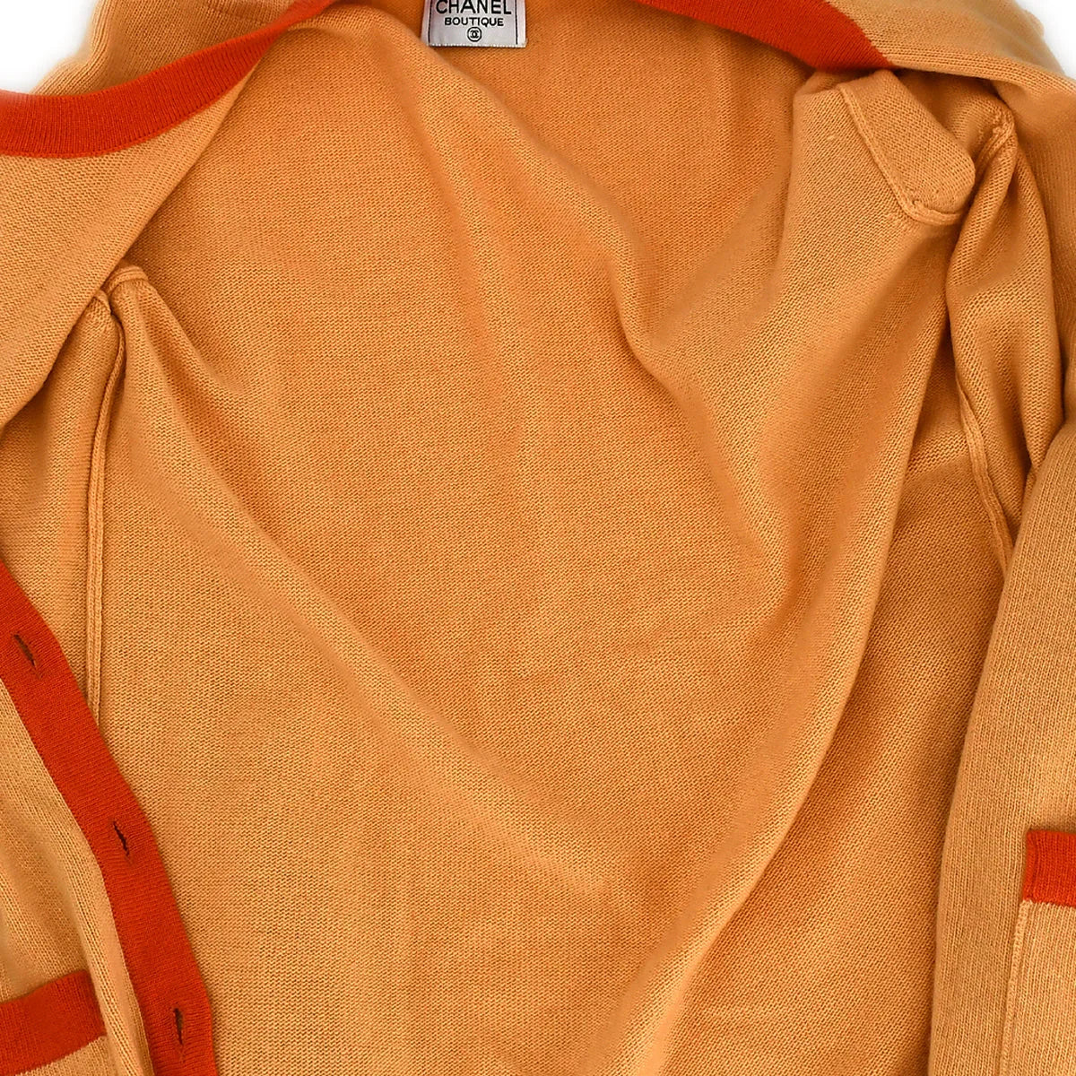 Chanel Cardigan Orange