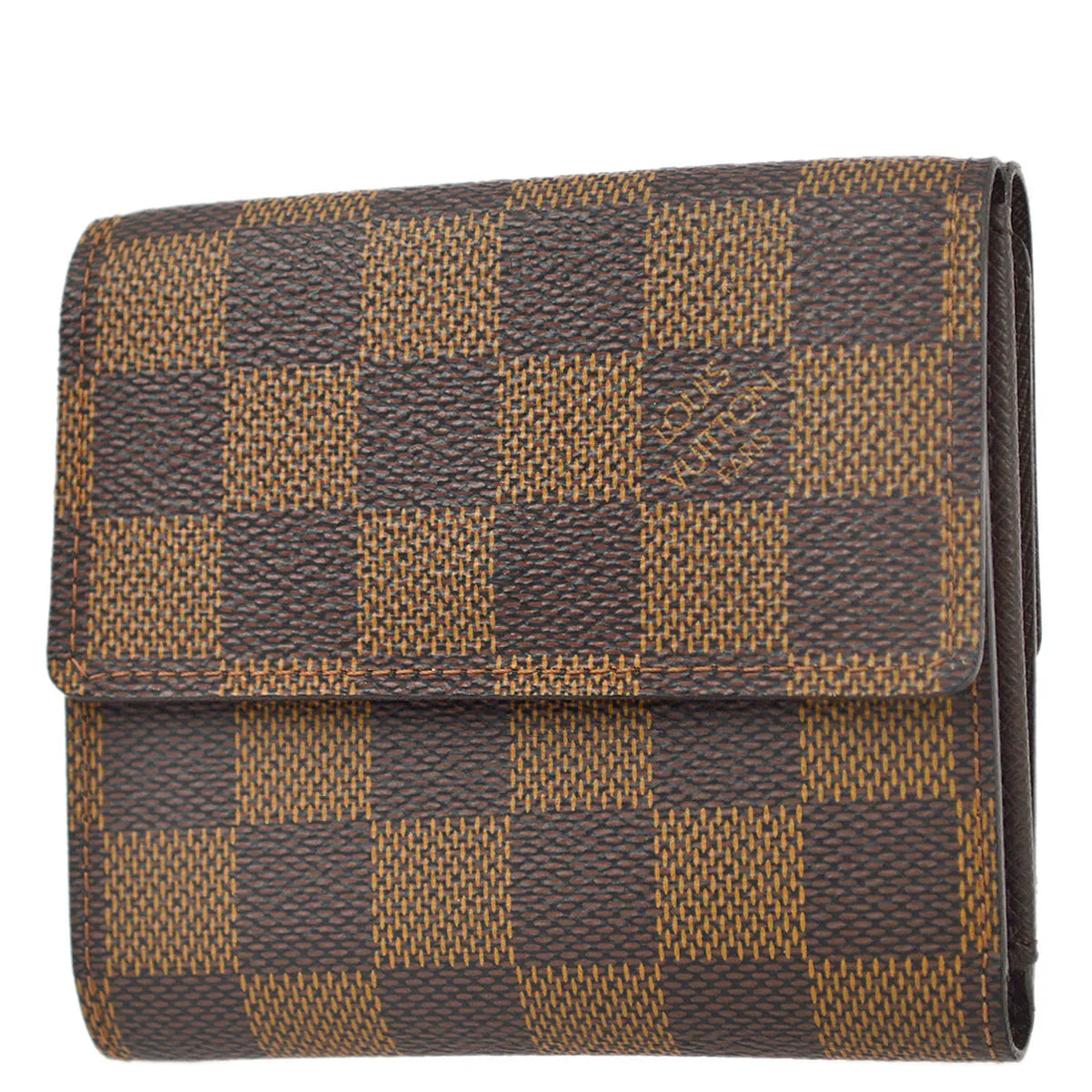 Louis Vuitton 2008 Damier Portefeuille Elise Bifold Wallet N61654