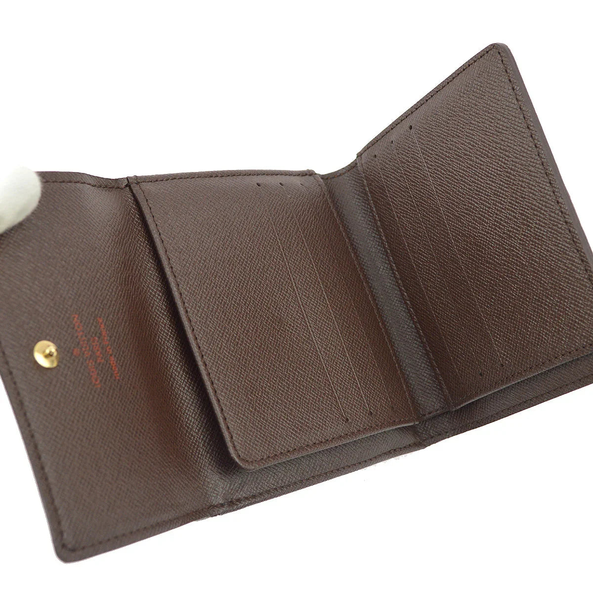 Louis Vuitton 2008 Damier Portefeuille Elise Bifold Wallet N61654