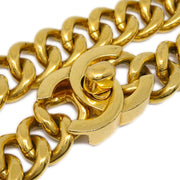 Chanel Turnlock Gold Chain Necklace 95A