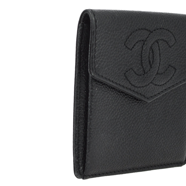 Chanel Black Caviar Coin Purse Wallet