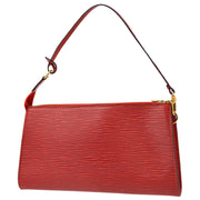 Louis Vuitton Red Epi Pochette Accessoires Handbag M52947