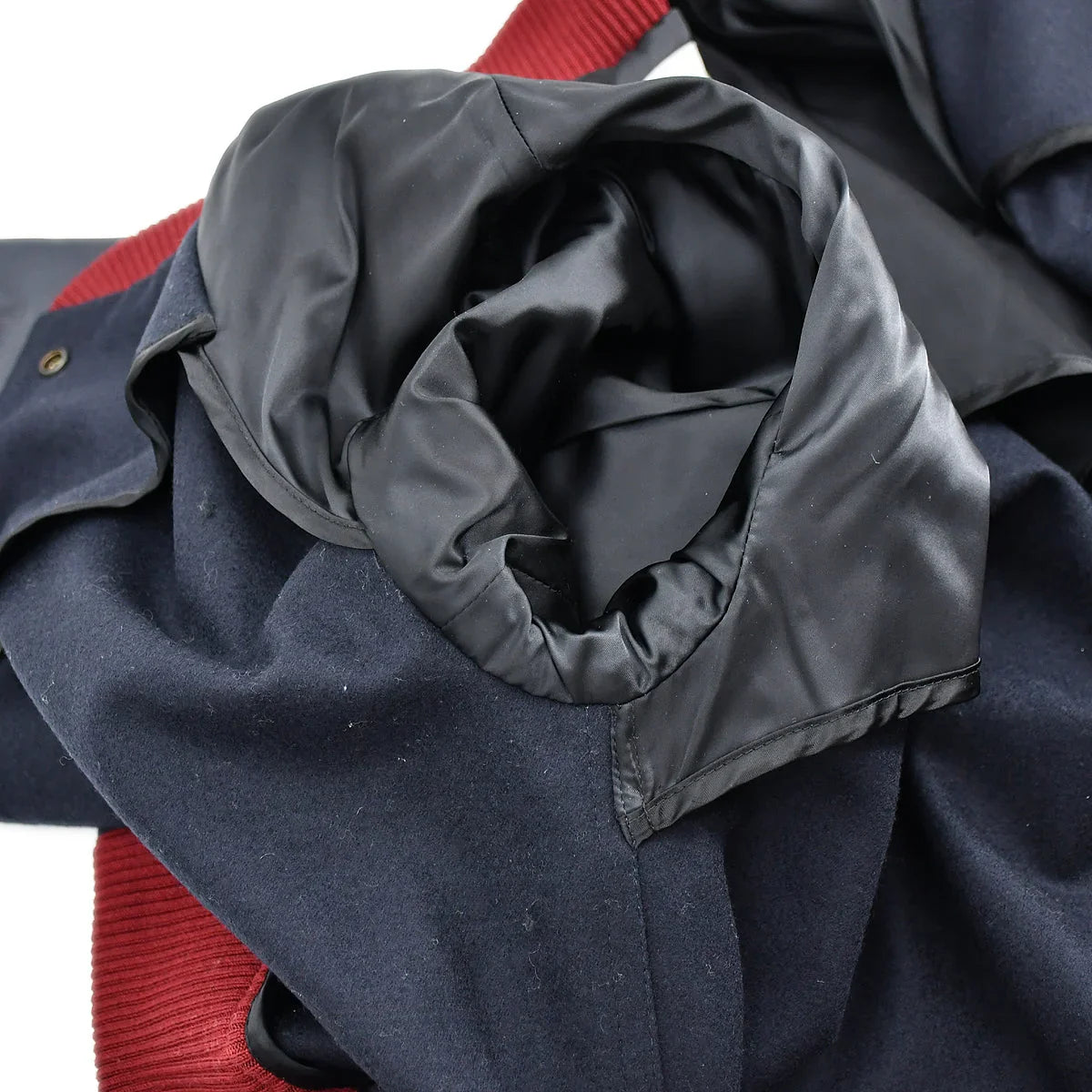 Chanel 2004 Spring Letterman Bomber Jacket Navy #38