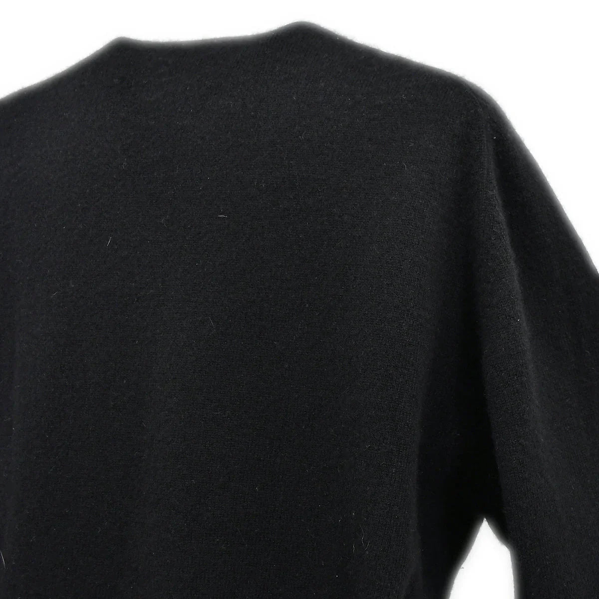 Chanel Long Sweater Black 94A #44