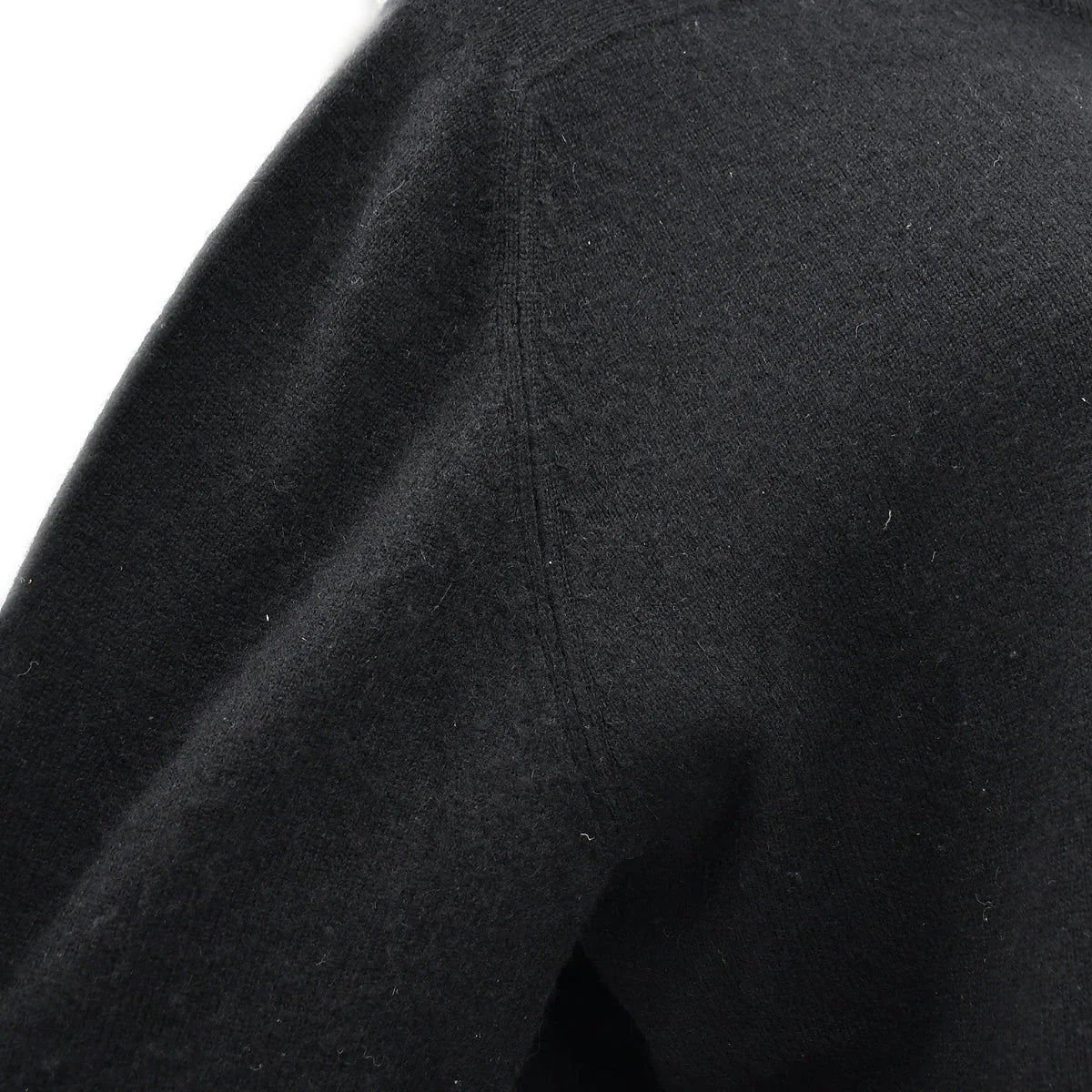 Chanel Long Sweater Black 94A #44