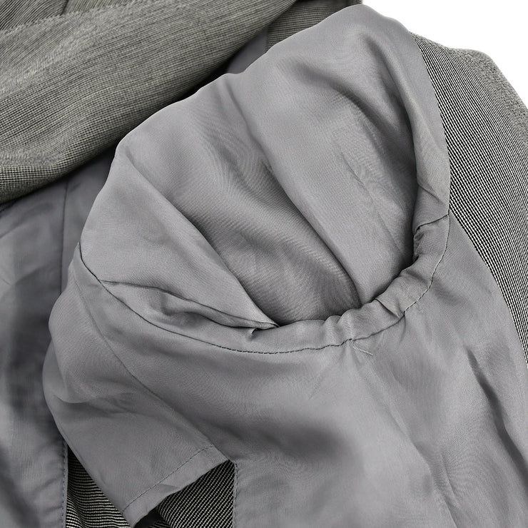 Christian Dior Setup Suit Jacket Skirt Gray #11 #9