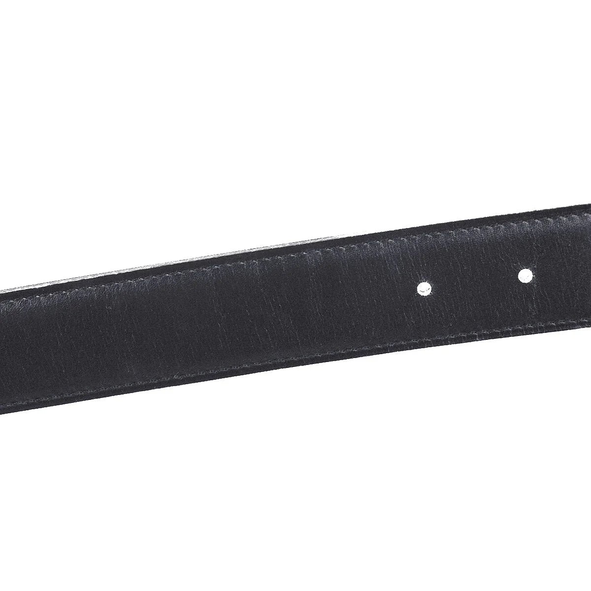 Hermes 1998 Black Box Calf Constance Reversible Belt #70 Small Good