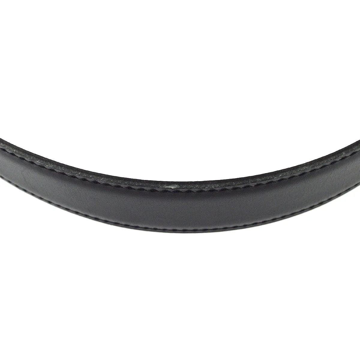 Hermes 1998 Black Box Calf Constance Reversible Belt #70 Small Good