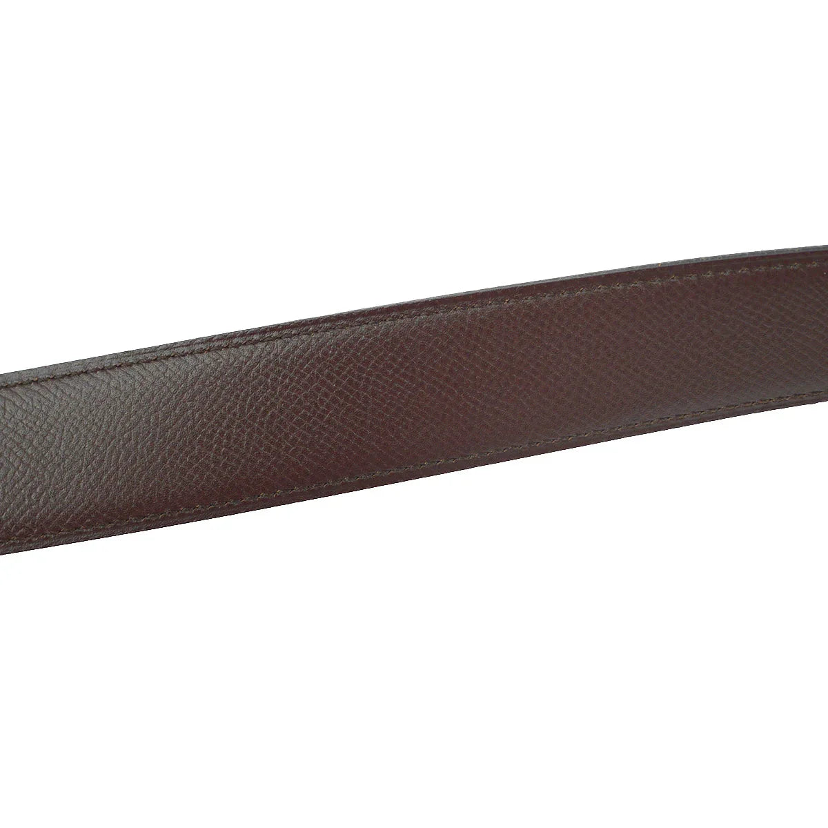 Hermes 1998 Black Box Calf Constance Reversible Belt #70 Small Good