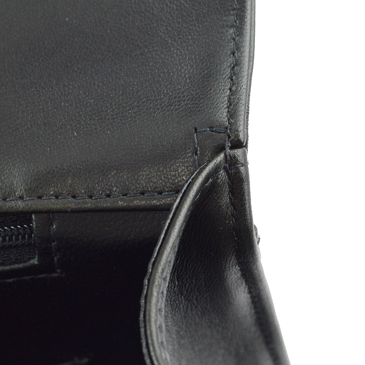 Chanel 1997-1999 Black Lambskin Briefcase