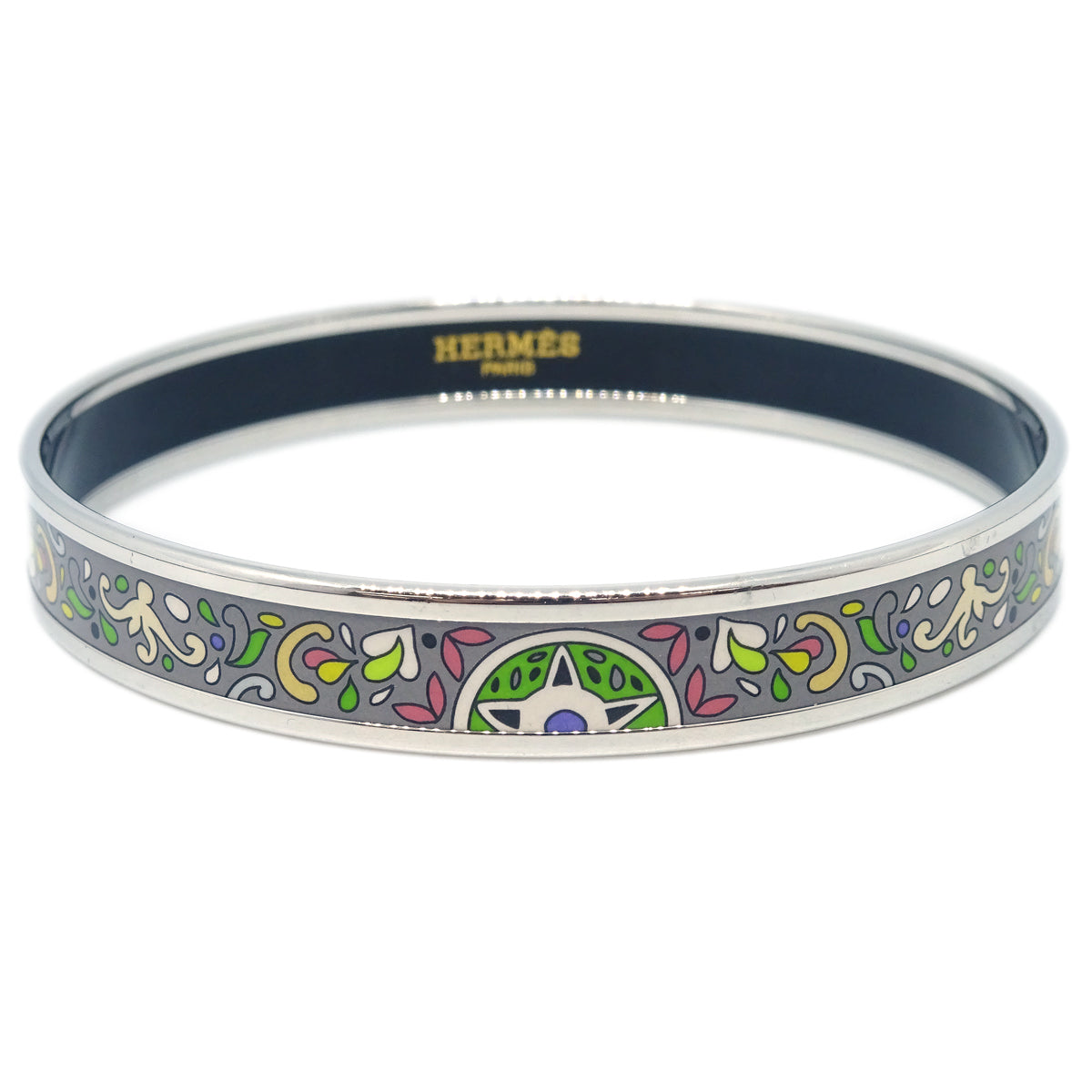 Hermes Enamel Cloisonne Ware Bangle