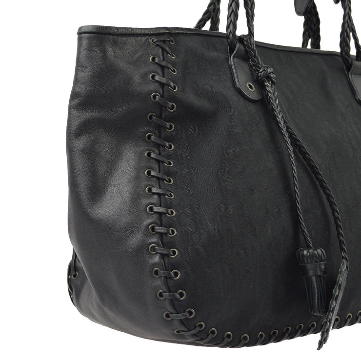 Christian Dior Black Ethnic Trotter Handbag