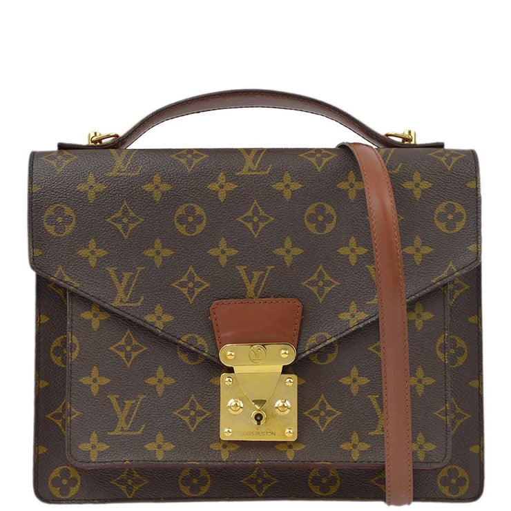 Louis Vuitton Monogram Monceau 28 2way Shoulder Handbag M51185
