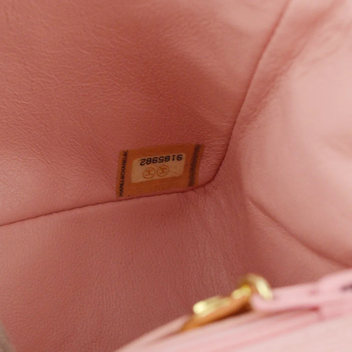 Chanel 2004-2005 Caviar Mini Square Bag 17