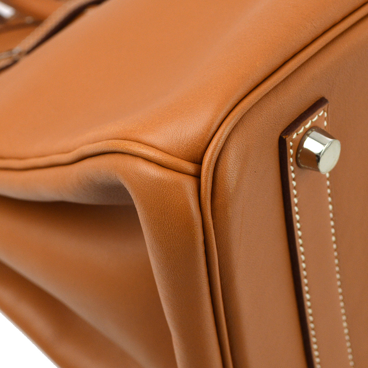 Hermes 2008 Gold Swift Birkin 35 Handbag