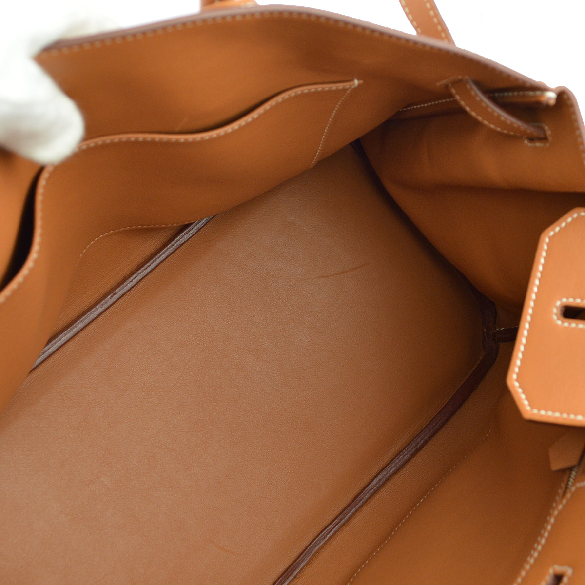 Hermes 2008 Gold Swift Birkin 35 Handbag